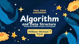Final Exam Assignment(Algorithm and Data Structure)