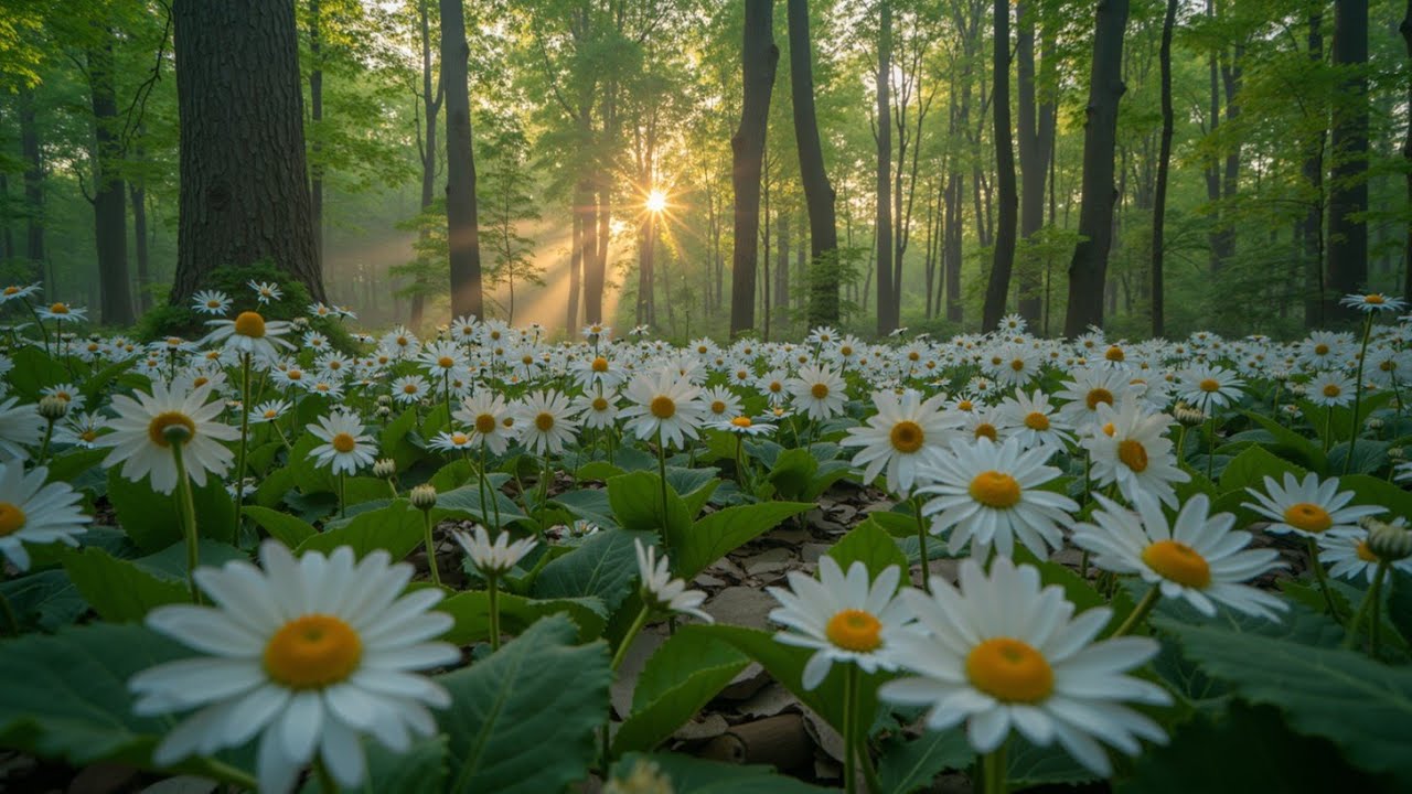 Morning Forest Sounds ~ Birds Chirping & Relaxing Nature Music - YouTube