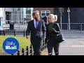 Pc stephen smith arrives at court for in merthyr tydfil  daily mail