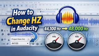 How to Change HZ in Audacity (Easy & Quick)