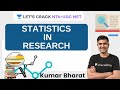 Statistics in Research | Research Aptitude for NTA UGC NET Paper 1 | Kumar Bharat