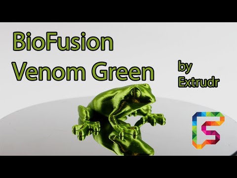 Extrudr's BioFusion Venom Green PLA