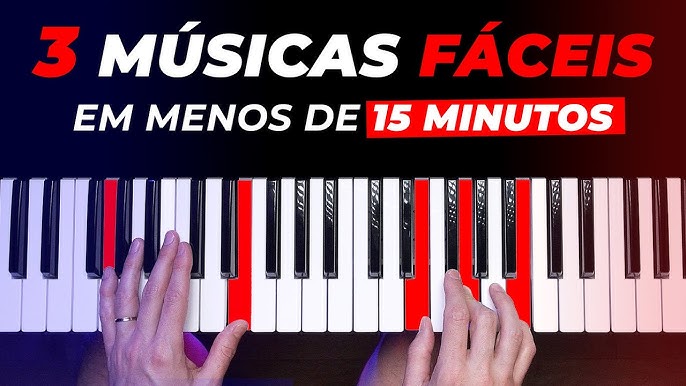 4 músicas que são PERFEITAS para iniciantes (aula de teclado) 