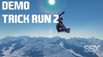 SSX Gameplay Walkthrough - Demo Trick Run Trial Run 2 [Mount Wakefield] Gameplay - Getting Better