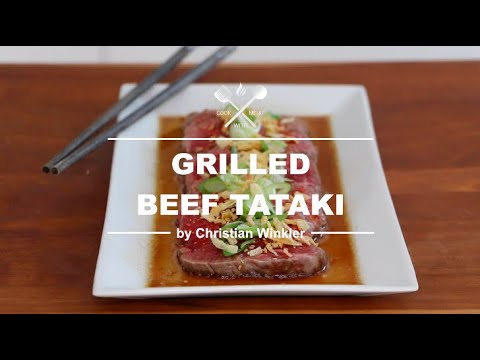 Grilled Beef Tataki 🇯🇵 Japanese Carpaccio from the Grill