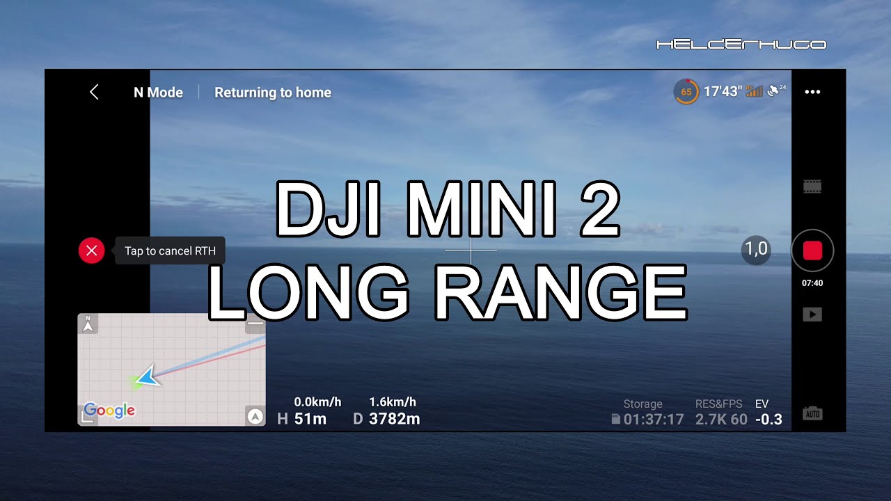 БОЛЬШОЙ ДИАПАЗОН с Dji Mini 2 в CE
