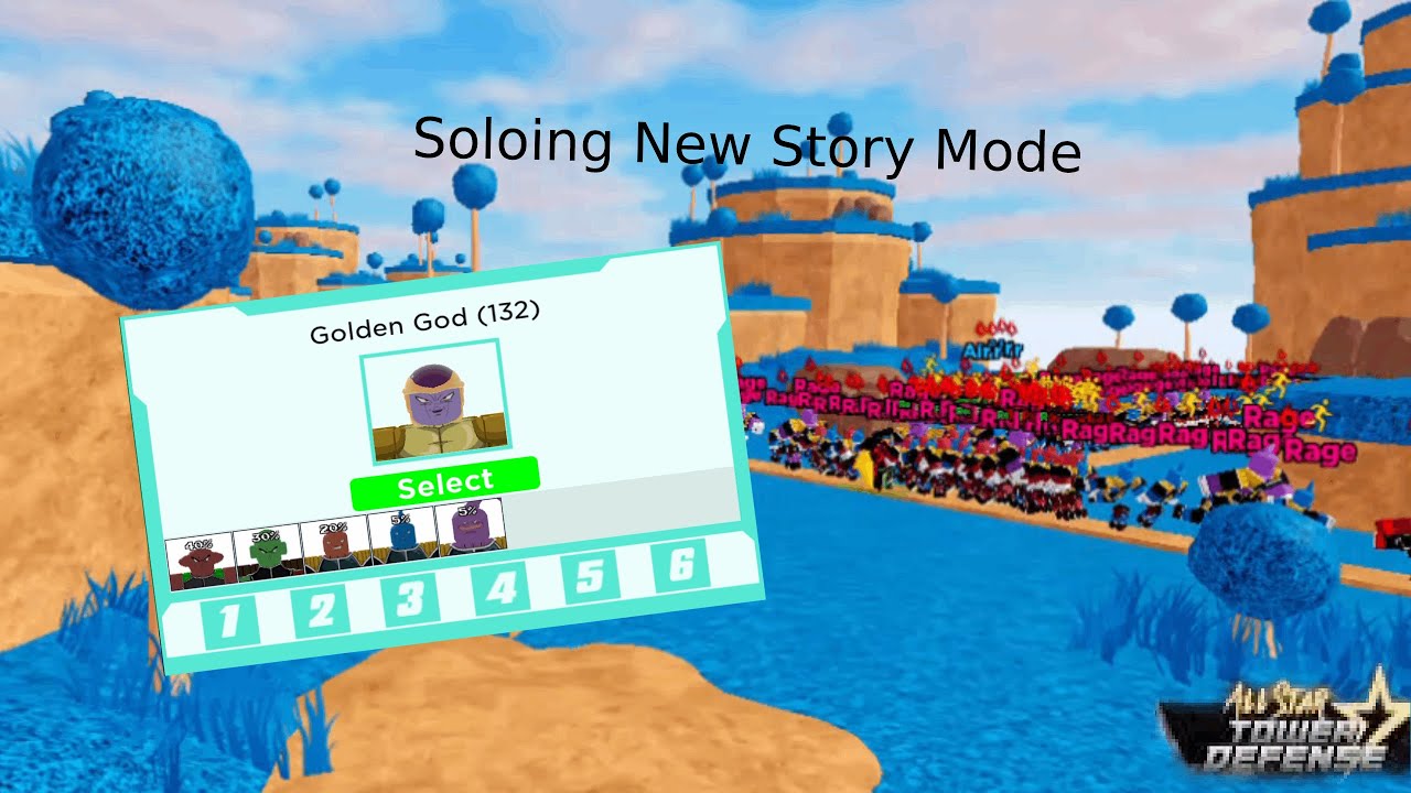 SOLOING Units New Story Mode Map | WORLD 2 All Star Tower Defense