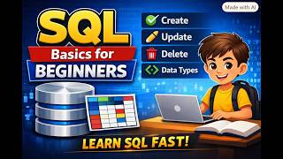 SQL Basics for Beginners Part - 1 || Database, Create, Update, Delete, Data Types