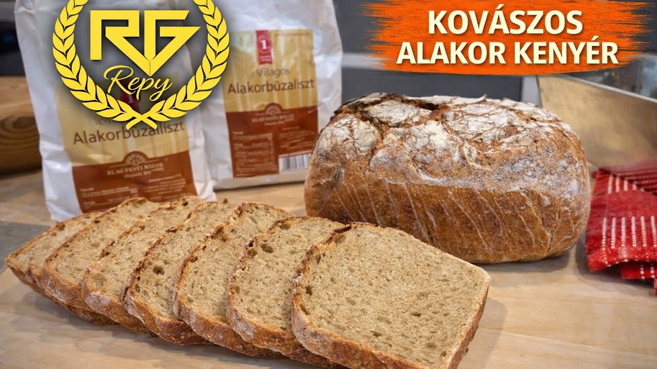 Kovászos Alakor kenyér készítése - How to Make Sourdough Einkorn Bread