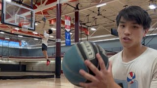 NBA practice because I got drafted