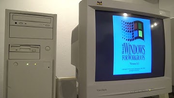 Installing Windows for Workgroups 3.11 using Network Startup Disk in the BACKROOMS