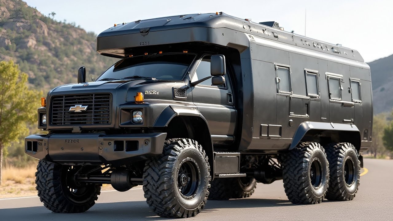 The all new 2025 Chevrolet Motorhome Camper Truck – The Ultimate Adventure RV!