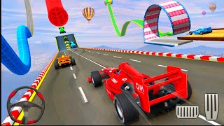 Formula Car Racing Stunts 3D - Impossible Car Mega Ramp Simulator - Mobile GamePlay #02 screenshot 1