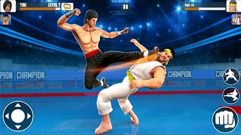 Karate Fighter Fighting Games: Gameplay Walkthrough (Android) Part 1