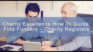 How To Find Funding Using The Charity Commission Register Of Charities