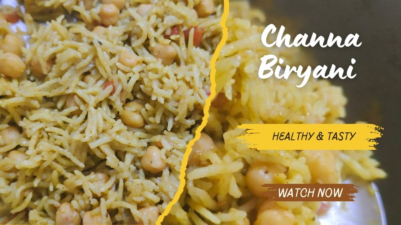 Easy Channa Biryani in 20 minutes❤️ | Healthy and tasty lunchbox recipe 😋