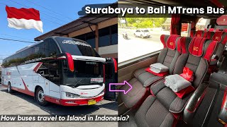 Perjalanan Bus $20 di INDONESIA 🇮🇩 | Bus DEK TINGGI Mercedes Benz | GRATIS Makanan dan Camilan PRASMANAN 😲