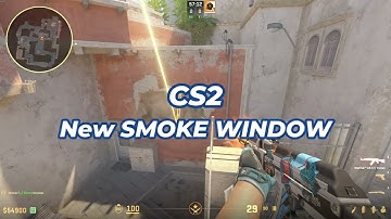 CS2 - New SMOKE for WINDOW middle on Mirage (last update)