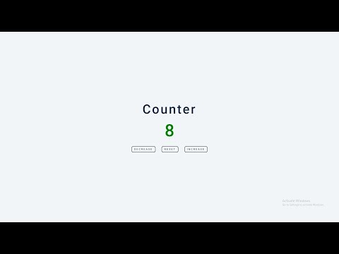 Make a Counter App in Vanilla JS (links in the description)
