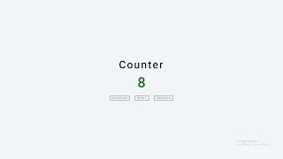 Make a Counter App in Vanilla JS (links in the description)