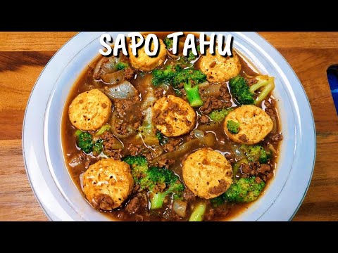 Resep Sapo Tahu Daging Cincang