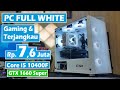 Rakit PC Gaming Full White di 7,6 Juta Dengan Core i5 10400F &amp; GTX 1660 Super