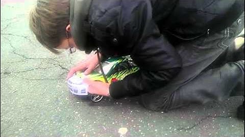 STR Lightning Nitro RC car.