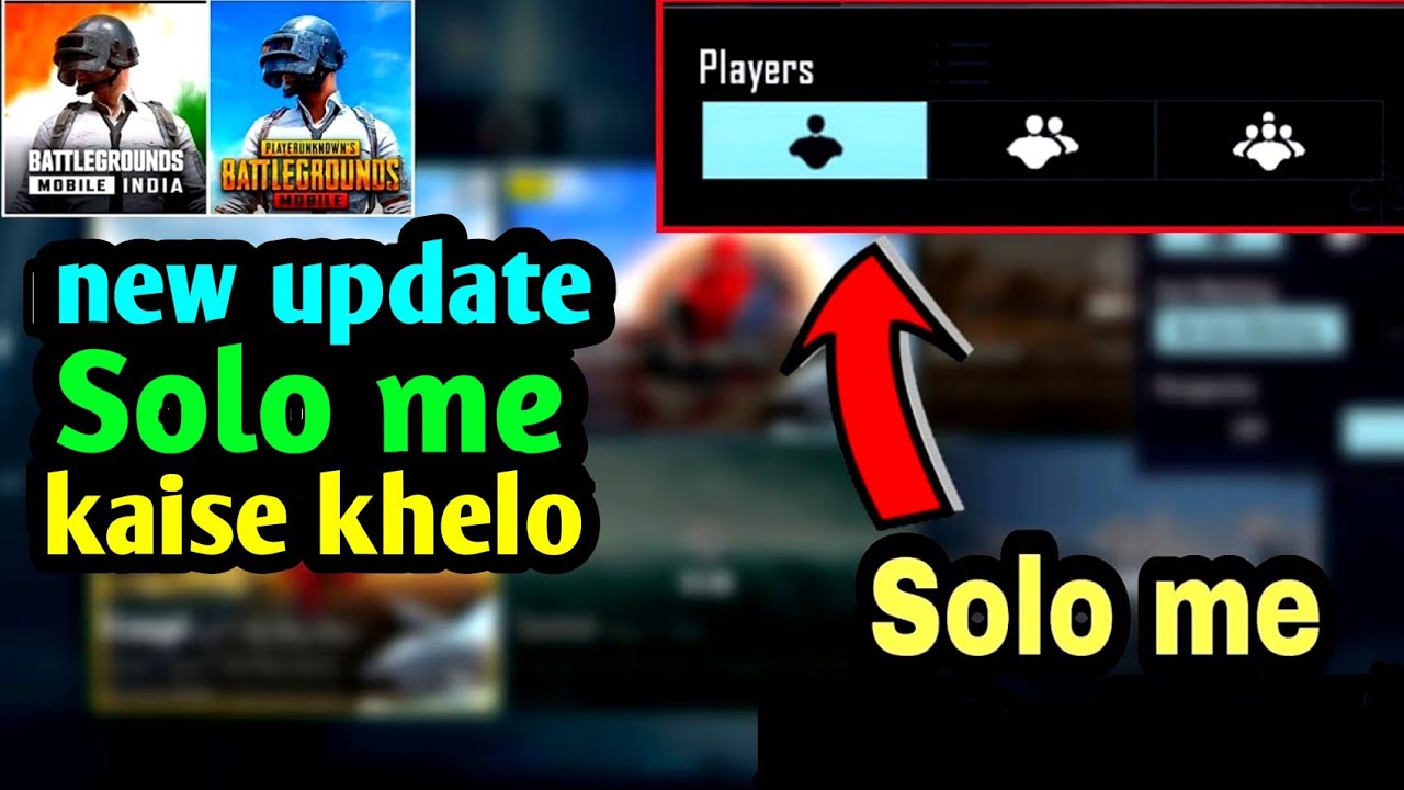How to play solo vs squad in bgmi | pubg Mobile me solo vs squad kaise ...