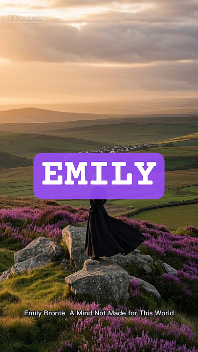 Emily #brontesisters #wutheringheights #englishliterature #music #katebush