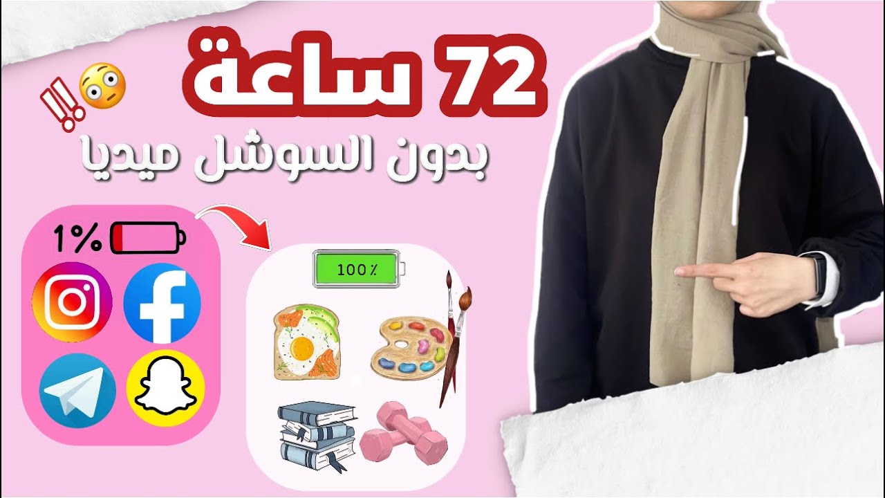 تجربه 3ايام بدون السوشل ميديا…والنتجية؟؟📵| social media detox