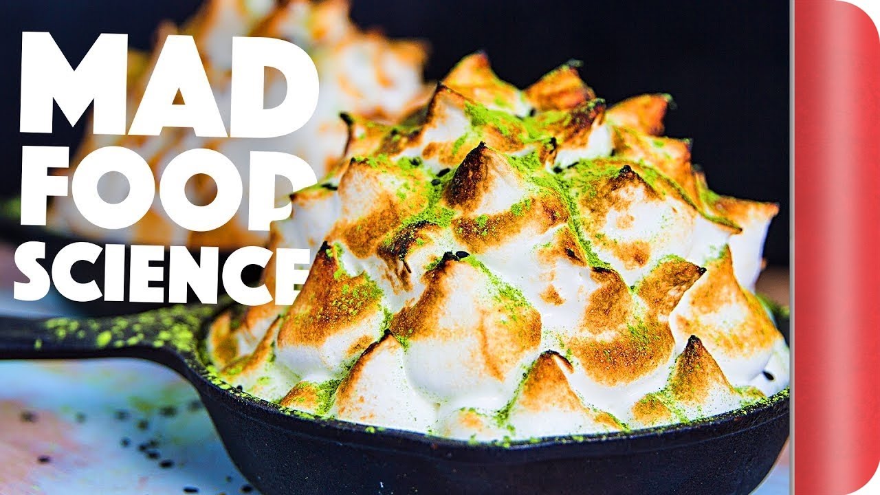 Matcha Green Tea Baked Alaska Recipe Big Night In Sorted Food YouTube