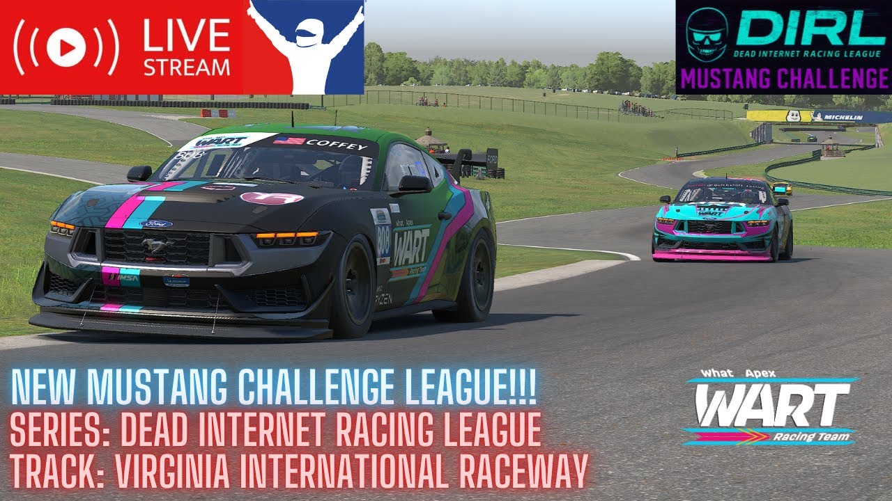 Mustang Challenge Series on iRacing. New IMSA style Mustang Challenge ...
