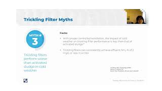 Myth #3 Trickling Filters perform worse than activated sludge in cold weather