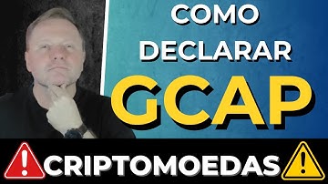 Como preencher o GCAP e pagar o DARF para criptomoedas?