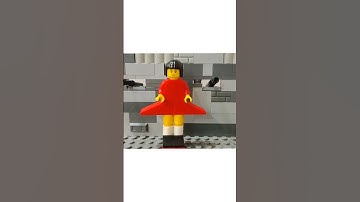 LEGO Squid Game Red Light Green Light 😳 #lego #stopmotion #squidgame