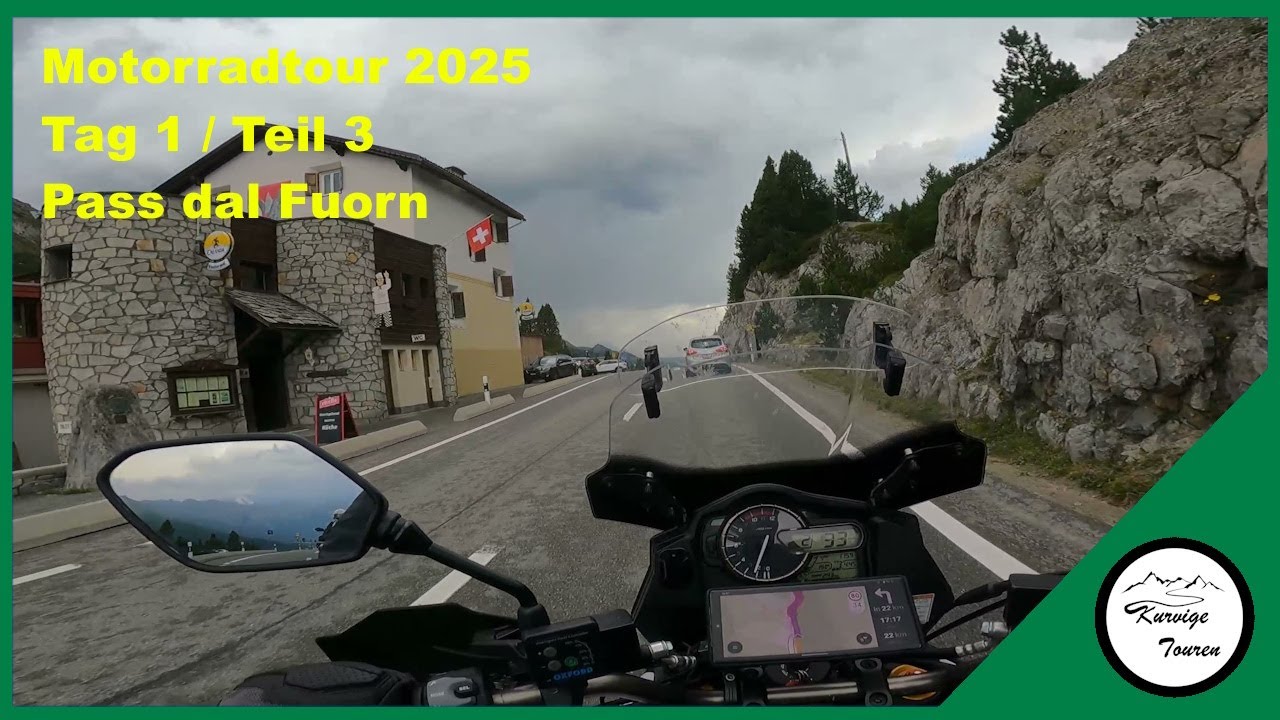 Motorradtour 2025 // Tag 1 / Teil 3 / Pass dal Fuorn / Suzuki V-Strom 1000 / Kawasaki Versys 1000