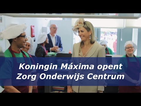 Koningin Máxima opent Zorg Onderwijs Centrum van Kentalis (2015)