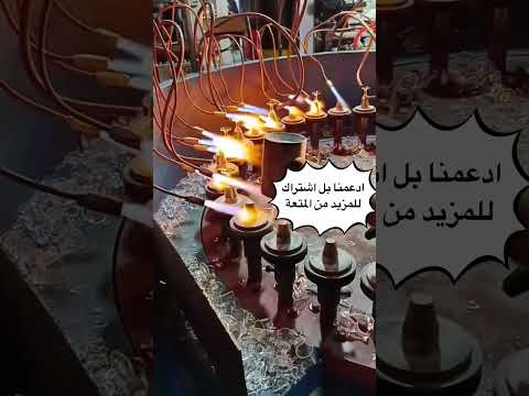 الية صنع اكواب زجاجية