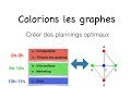 Coloration des graphes  application  la cration de plannings