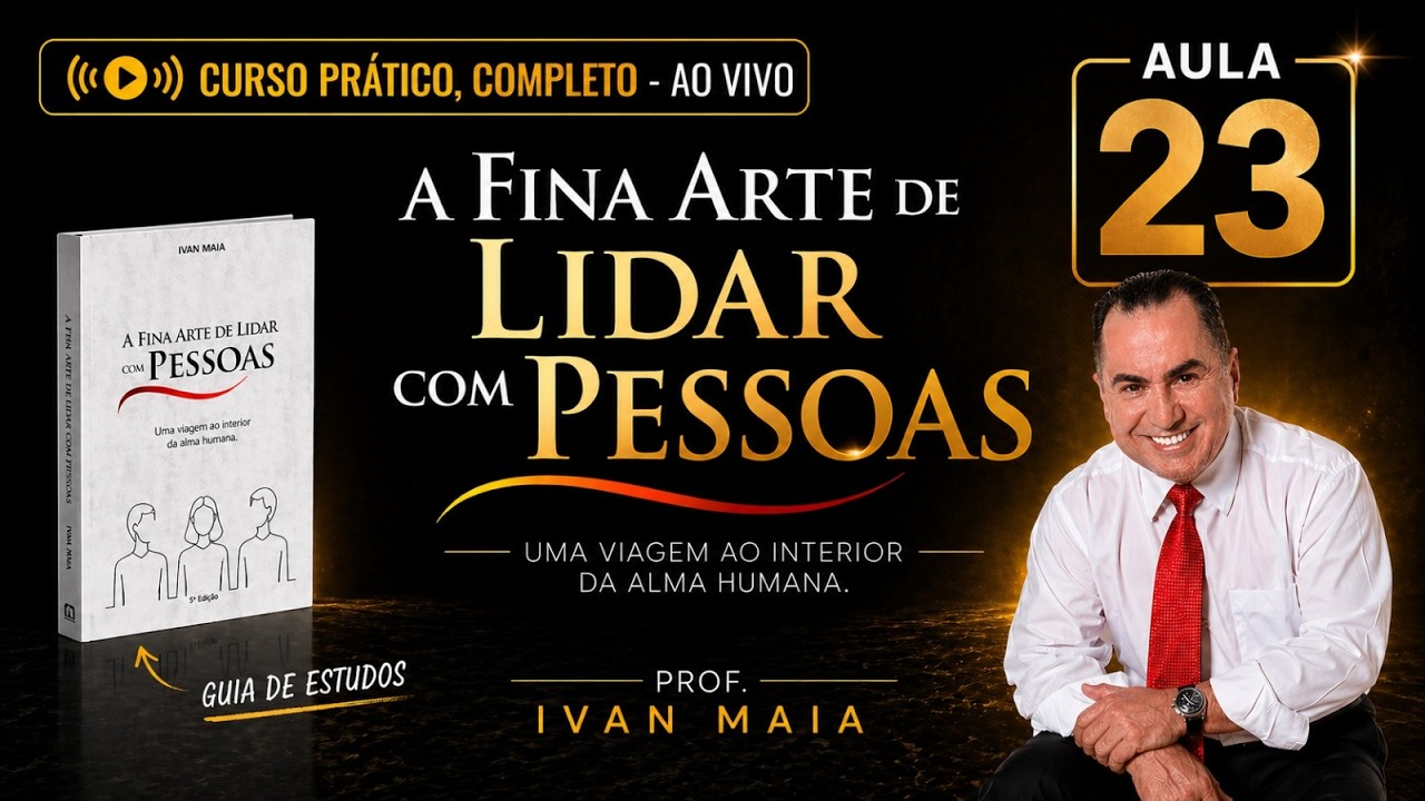 A FINA ARTE DE LIDAR COM PESSOAS | AULA 23 | AO VIVO