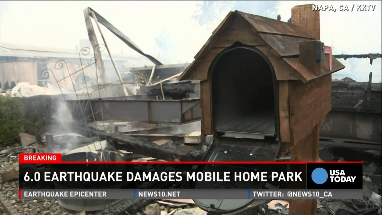 Napa earthquake sounded like 'a plane crash'