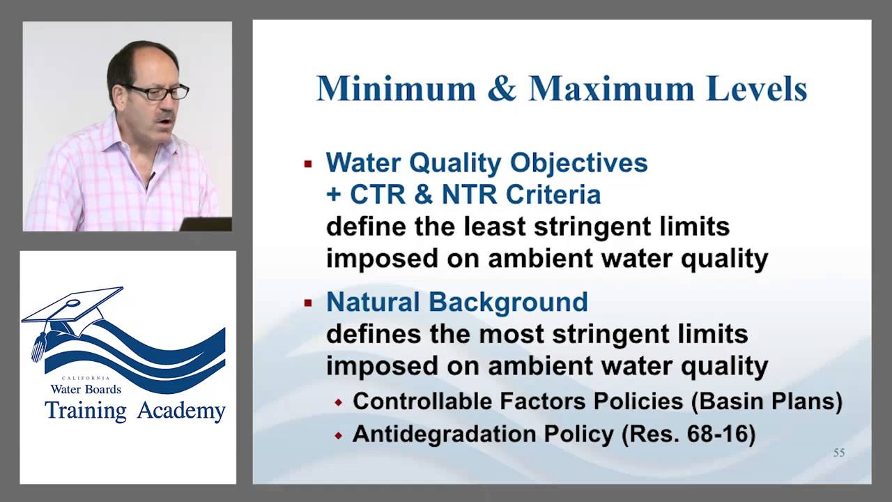 Water Quality Goals Part 2