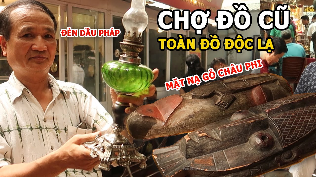 Chợ Đồ Cũ Hoàng Hoa Thám Toàn Đồ Độc Lạ #thedongnat #docutv