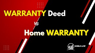 Warranty Deed Vs Home Warranty