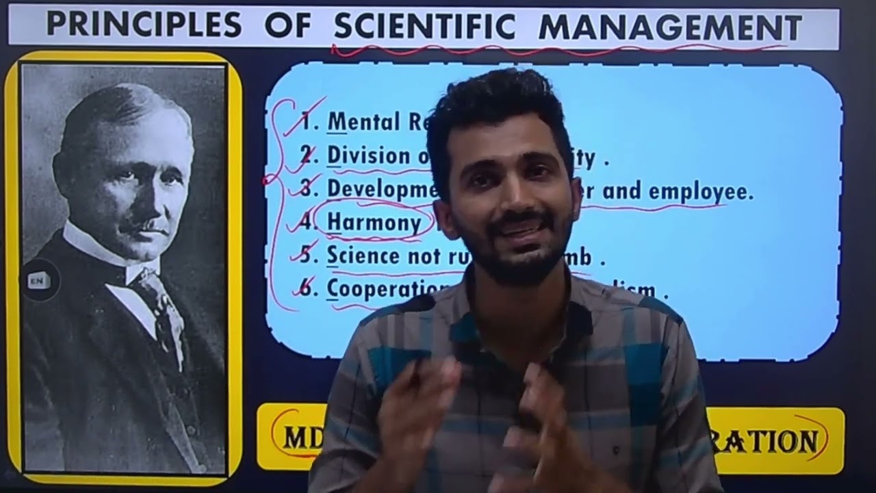 PRINCIPLES OF SCIENTIFIC MANAGEMENT| F.W.TAYLOR |JAYESH RAJGOR | HINDI |12th Commerce