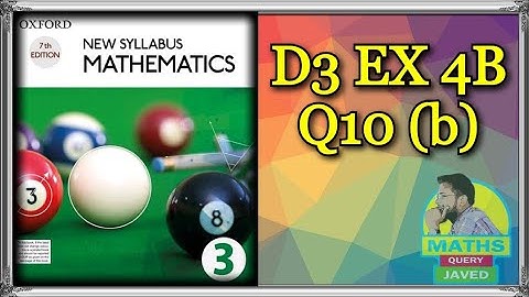 Q10 (b) || Ex-4B || NSM || D3 || Indices and standard form || O