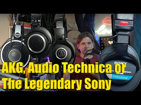 AKG K702, Audio-technica ATH-M40x, SONY MDR-7506 Headhone Comparison