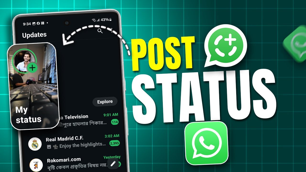 How to Post a Status on WhatsApp | Update Status on WhatsApp