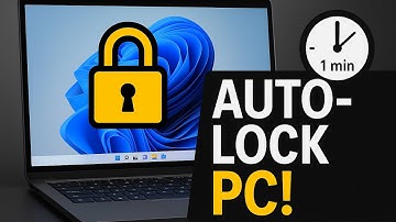 How to Auto-Lock Your Windows PC After 1 Minute of Inactivity | Secure Your Computer Easily