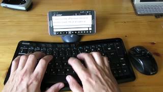 Samsung Galaxy Note 3 used as a mini PC with bluetooth keyboard and mouse screenshot 5